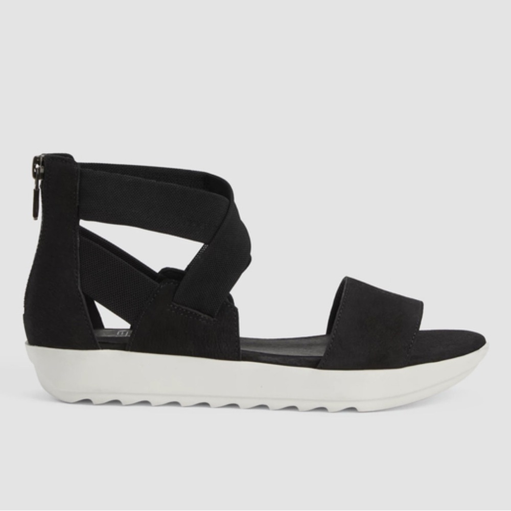 Eileen Fisher Kash Tumbled Nubuck Leather Sneaker Sandal